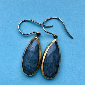 Nava Zahavi Sundance Labradorite Tear Drop Earrings